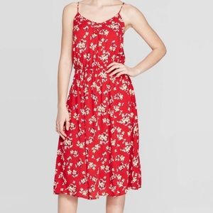 NWT Xhilaration red floral pattern dress. XS
